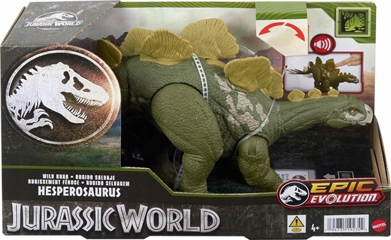 Изображение Figurka Mattel Mattel Jurassic World Wild Roar Hesperosaurus toy figure