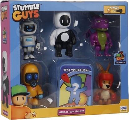 Attēls no Figurka P.M.I STUMBLE GUYS S2 MINI ACTION FIGURES - 6 PACK DELUXE BOX VER.B