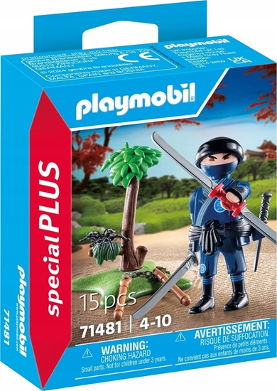 Picture of Figurka Playmobil Figurka Special Plus 71481 Ninja z uzbrojeniem