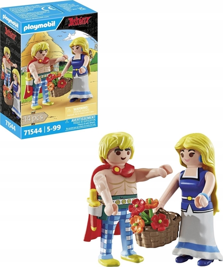 Picture of Figurka Playmobil Zestaw Asterix 71544 Tragikomiks i Falbala