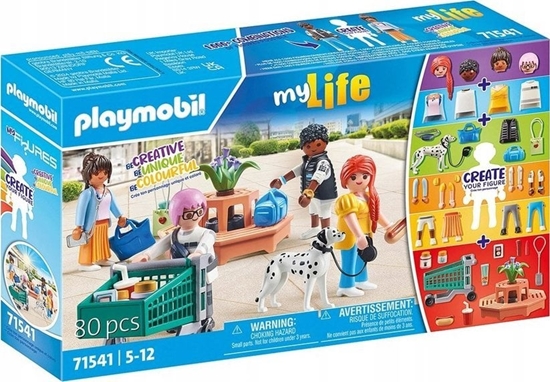 Изображение Figurka Playmobil Zestaw figurek Zakupy My Life 71541