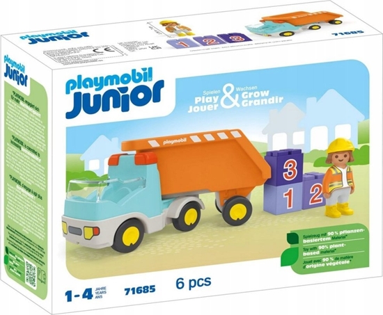 Picture of Figurka Playmobil Zestaw z figurk Junior 71685 Wywrotka