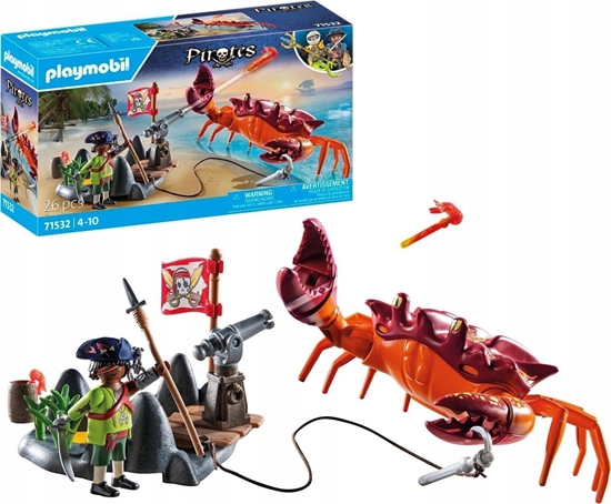 Picture of Figurka Playmobil Zestaw z figurkami Pirates 71532 Walka z ogromnym krabem