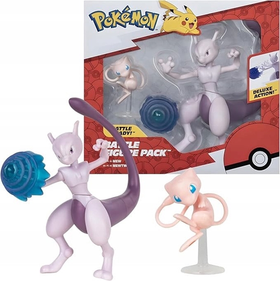 Изображение Figurka Pokemon POKEMON FIGURE SET 2 PK MEWTWO AND MEW