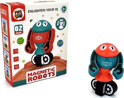Attēls no Figurka Pro Kids Robot magnetyczny 3 (400647)