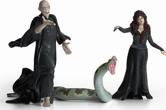 Picture of Figurka Schleich Schleich Wizarding World Lord Harry Potter - Voldemort with Nagini & Bellatrix, toy figure