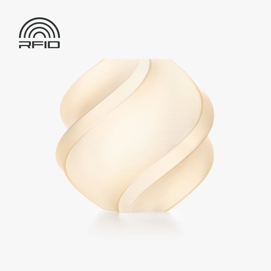 Изображение Filament Bambu Lab PLA Translucent 1,75mm 1kg - w zestawie z wielorazow szpul - Mellow Yellow}