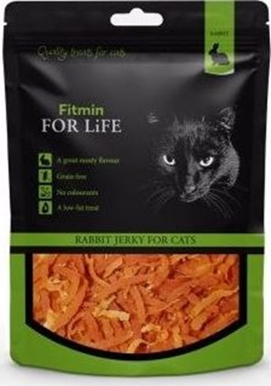 Picture of Fitmin  Fol Life  dog&cat treat rabbit jerky 70g
