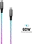 Attēls no Fixed | Glowing Charging Cable USB-C/USB-C, PD support, Rainbow | FIXDLED-CC-RA