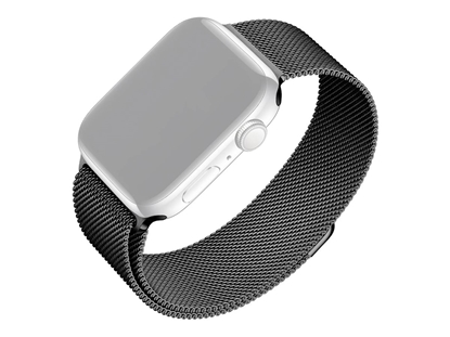 Attēls no Fixed | Mesh Strap for Apple Watch 42/44/45/46/49mm | 42 mm, 44 mm, 45 mm, 46 mm, 49 mm | Black