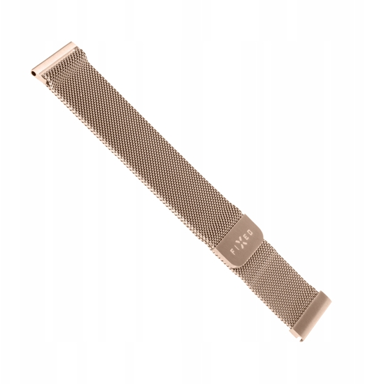 Picture of Fixed | Mesh Strap with Quick Release 20mm for Smartwatch | Rose gold