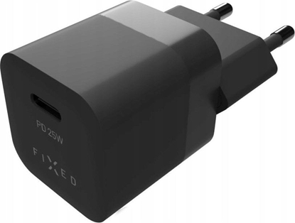 Изображение Fixed | Mini USB-C Travel Charger, 25W | FIXC25M-C-BK