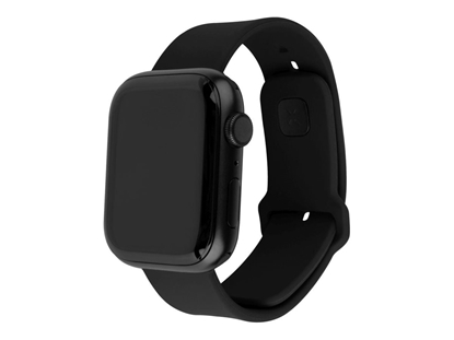 Picture of Fixed | Sporty Strap Set for Apple Watch 42/44/45mm | 170-235 mm | Black | Silicone
