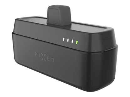 Picture of Powerbank Fixed Fixed | Zen 5 Plug-in Powerbank | FIXZEN-5PL-BK | 5000 mAh | USB-C: DC 5V/3A, 9V/2.22A, 12V/1.67A 20W MAX | Black