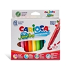 Изображение Flomasteri CARIOCA JUMBO 12 krāsas