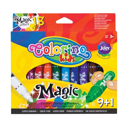 Attēls no Flomasteri COLORINO MAGIC 9 + 1 krāsas