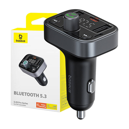 Picture of Fm modulators Baseus Car Bluetooth 5.3 FM Transmitter Black