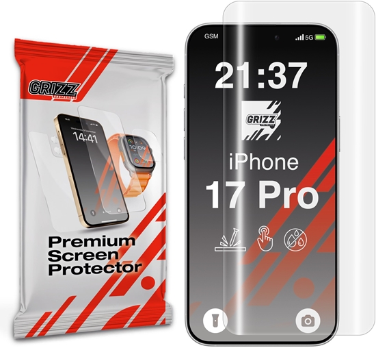 Picture of Folia hydroelowa GrizzGlass Hydrofilm do Apple iPhone 17 Pro