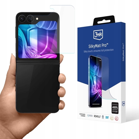 Picture of Folia matowa 3MK Silky Matt Pro do Samsung Galaxy Z Flip6 / Z Flip7 FE na ekran zewntrzny