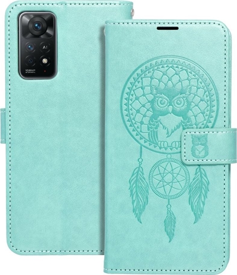 Изображение ForCell Kabura Forcell MEZZO Book do XIAOMI Redmi NOTE 11 / 11S apacz snów zielony