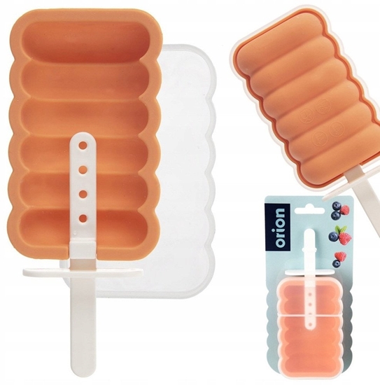 Picture of FOREMKA NA LODY SORBET FORMA DO LODÓW NA PATYKU SILIKONOWA Z POKRYWK TWIST ORION 151799