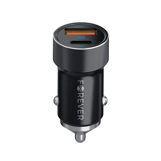 Picture of Forever CC-06 USB-C / USB Car Charger + USB-C - USB-C Cable