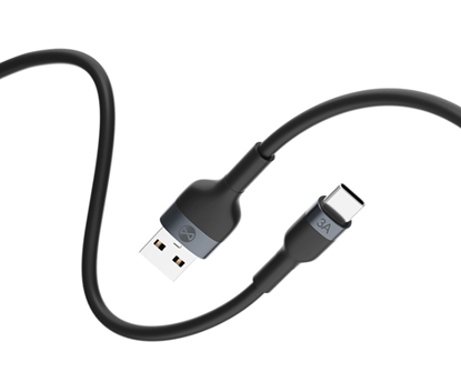 Изображение Forever Flexible Cable USB / USB-C / 1m / 3A