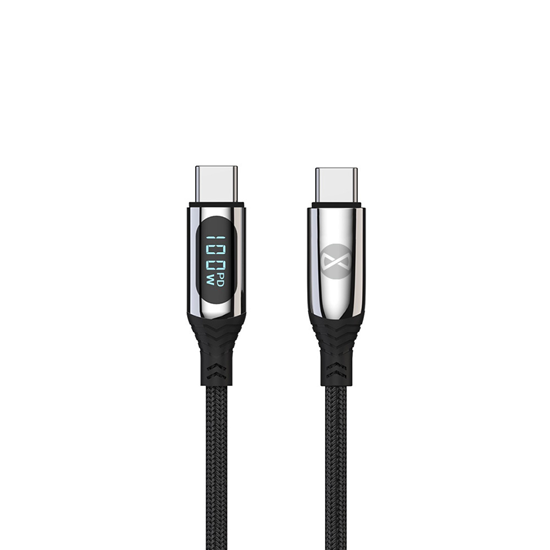 Изображение Forever LCD USB-C - USB-C 100W Cable 1m
