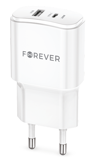 Picture of Forever TC-01-20AC Charger PD / QC / USB-C / 1USB / 20W