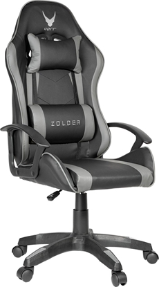 Picture of Fotel Varr VARR GAMING CHAIR FOTEL GAMINGOWY ZOLDER GAS LIFT TWO PILLOWS GREY+BLACK [45859]