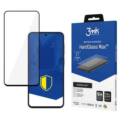 Picture of Full-screen tempered glass 3mk HardGlass Max Black