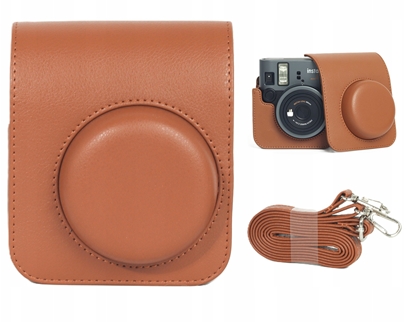 Picture of Futera Etui Pokrowiec Case Na Aparat Do Aparatu Fujifilm Instax Mini 41 / Brzowy