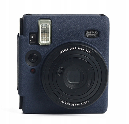 Attēls no Futera Etui Pokrowiec Case Silikon Fuji Fujifilm Instax Mini 99 Granatowy