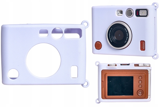 Picture of Futera Etui Pokrowiec Case Silikon Fuji Fujifilm Instax Mini Evo / Fioletowy