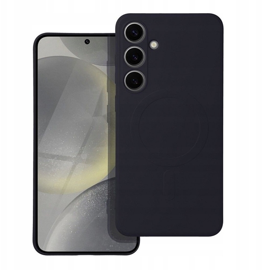 Picture of Futera SILICONE MAG COVER kompatybilny z MagSafe do SAMSUNG S25 czarny