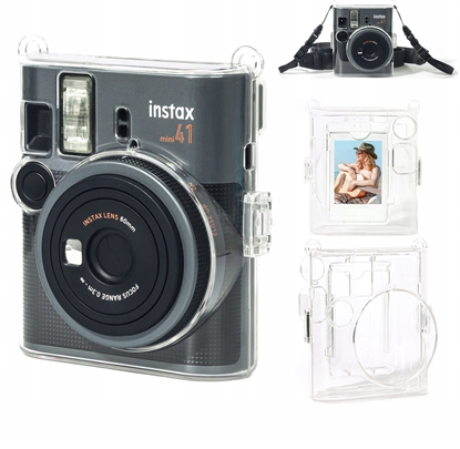 Picture of Futera Sztywny Etui Pokrowiec Case Osona Do Fuji Fujifilm Instax Mini 41 / Przezroczyste