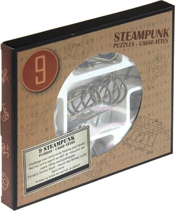 Изображение G3 amigówki metalowe 9 szt Steampunk brzowy