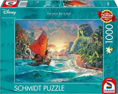 Изображение G3 Puzzle 1000 Thomas Kinkade, Vaiana: Skarb oceanu