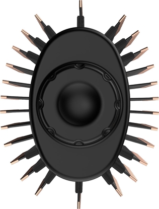 Attēls no GA.MA Keration 3D, Hot air brush, Warm, Black, Gold, Hanging loop, 1100 W, 220 - 240 V