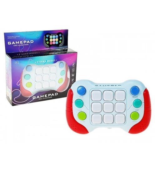 Picture of Galdā elektroniska spēle ar gaismu pogām (5 spēles) 14x10 cm 612655