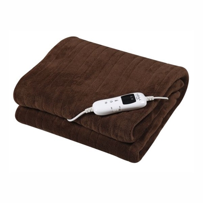Attēls no Gallet Electric blanket GALCCH130 Number of heating levels 9 Number of persons 1 Washable Remote control Microfleece 120 W Brown