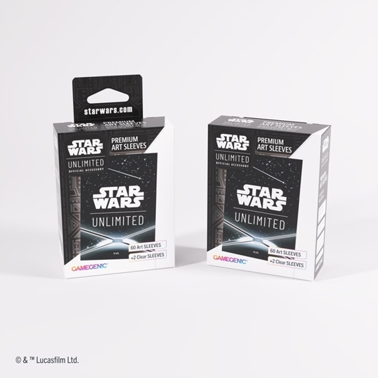 Picture of Gamegenic: Star Wars Unlimited Card Game - Premium Art Sleeves - Card Back Black