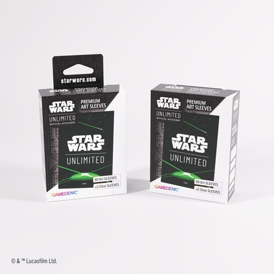 Изображение Gamegenic: Star Wars Unlimited Card Game - Premium Art Sleeves - Card Back Green