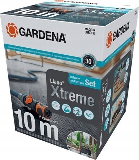 Picture of Gardena Textile Hose Liano Xtreme 1/2 , 10m Set + Adapter