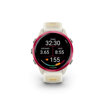 Attēls no Garmin Forerunner 570 - 42MM, WiFi, GPS, WW, Bone/Raspberry/Mango