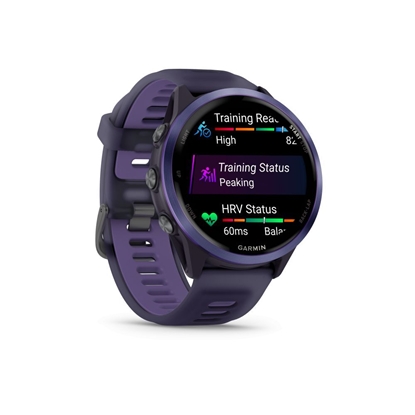 Attēls no Garmin Forerunner 570 - 47mm, Indigo Aluminium with Translucent Imperial Purple/Indigo Band