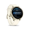 Picture of Garmin Venu 4 - 41mm, Lunar Gold with Bone Silicone Band sports watch
