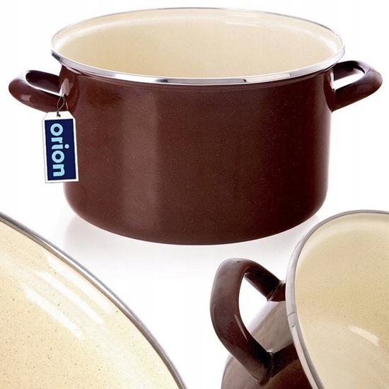 Picture of Garnek emaliowany BROWN 22 cm, 4 l