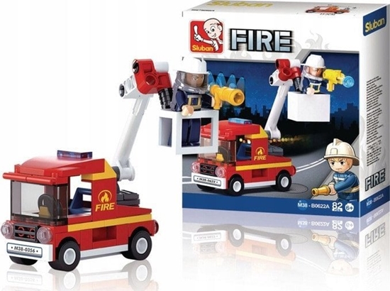 Picture of Gazelo Klocki Sluban Stra Pojazd 96076 GAZELO p8 mix cena za 1 szt