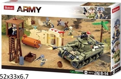 Picture of Gazelo Klocki Sluban Wojsko Czog z wie i akcesoriami 790el. 135426 GAZELO
